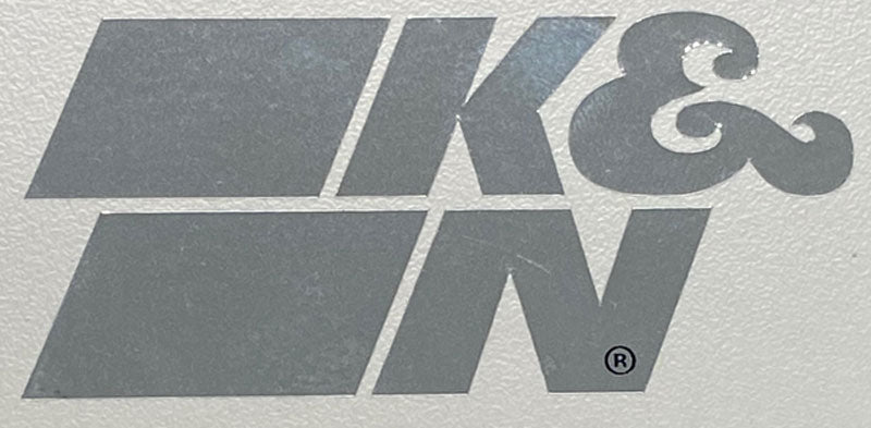 K&N Decal/Sticker Die Cut Chrome 89-0003-1