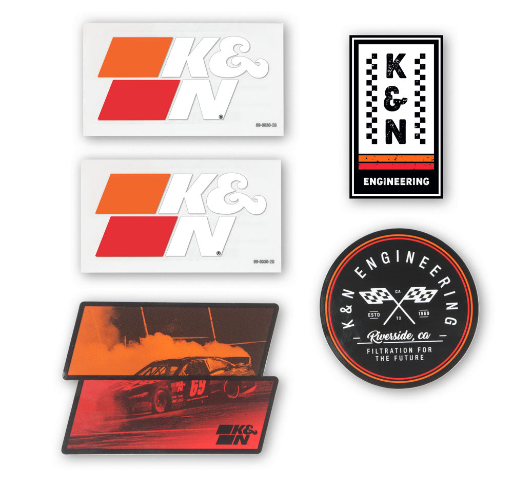 K&N Decal/Sticker Pack 89-0200
