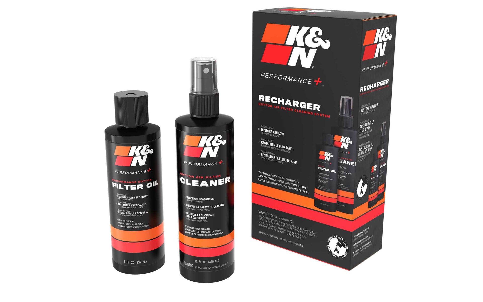 K&N Filter Care Service Kit - Squeeze Black 99-5050BK