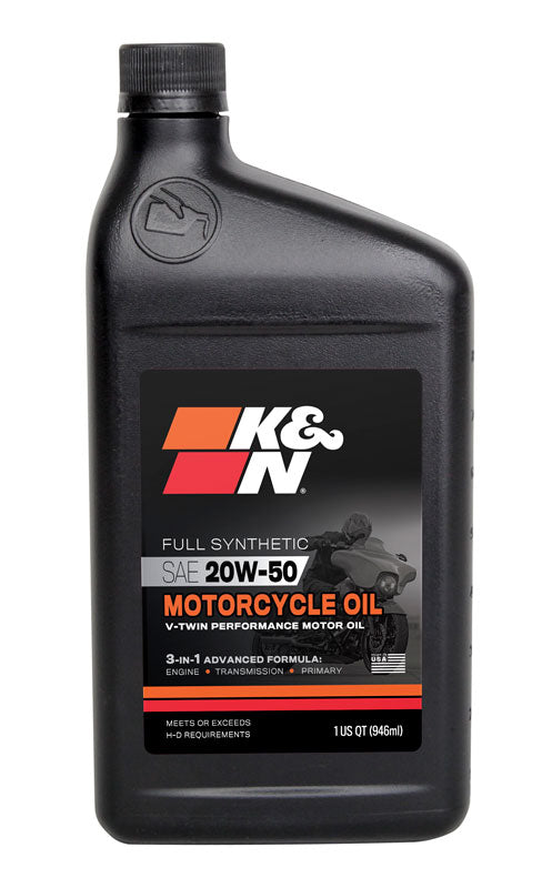 K&N Oil 20W50 Full Synthetic Motorcycle Oil 108063