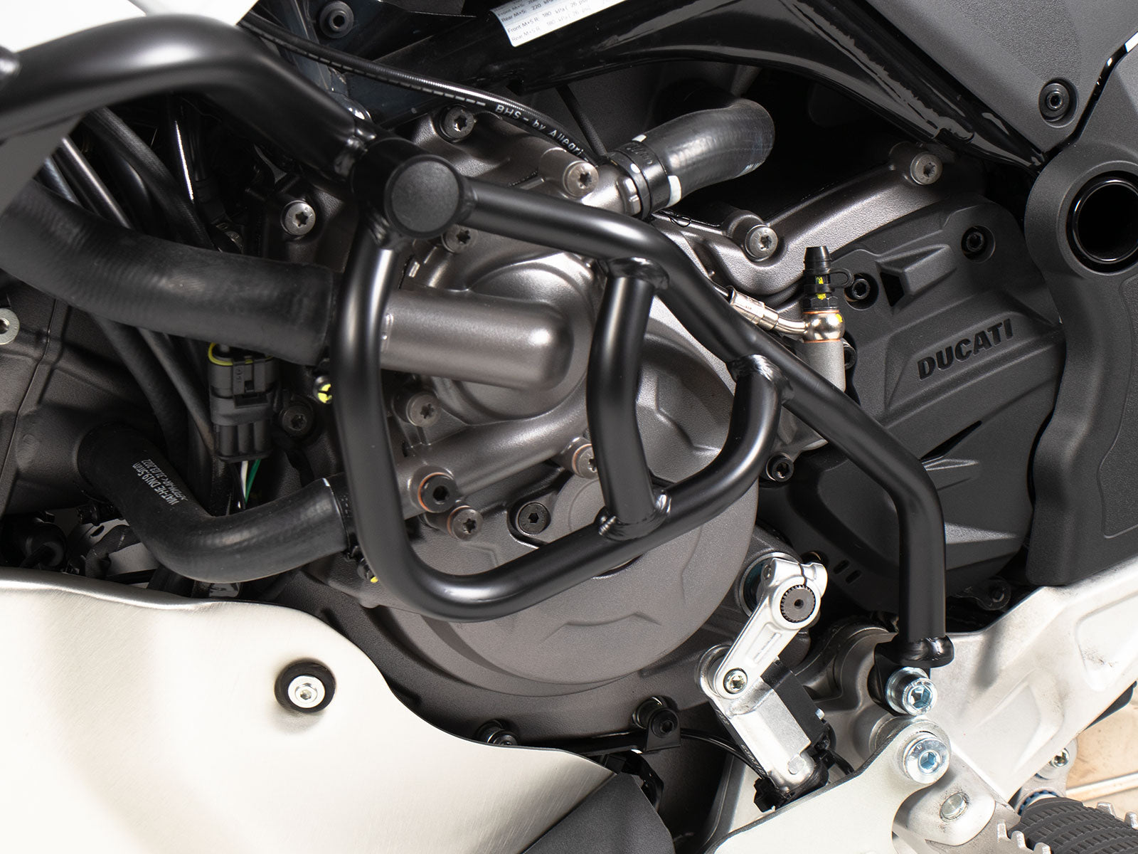 Hepco & Becker Additional crash bar black, one-sided for Ducati DesertX Rally (2024-)