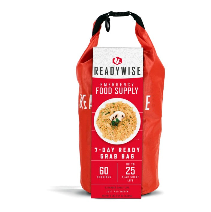 Readywise 1 Week Food Supply Go Bag – 60 Servings