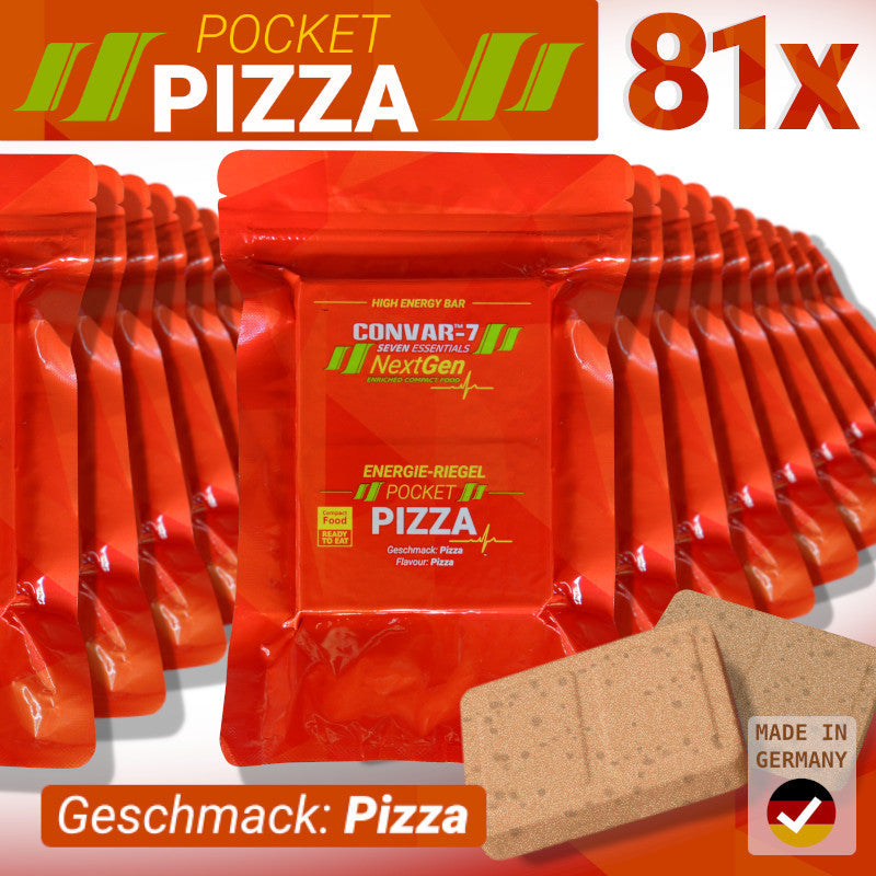 CONVAR-7 NextGen Energy Bar - Pocket Pizza (81 Pieces per Box)