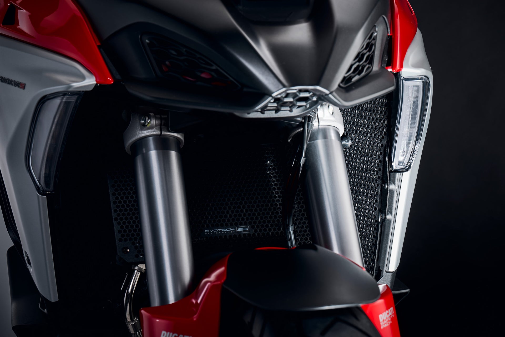 Evotech Radiator Oil Cooler Guard Set - Ducati Multistrada V4 S Sport (2021 - 2024)