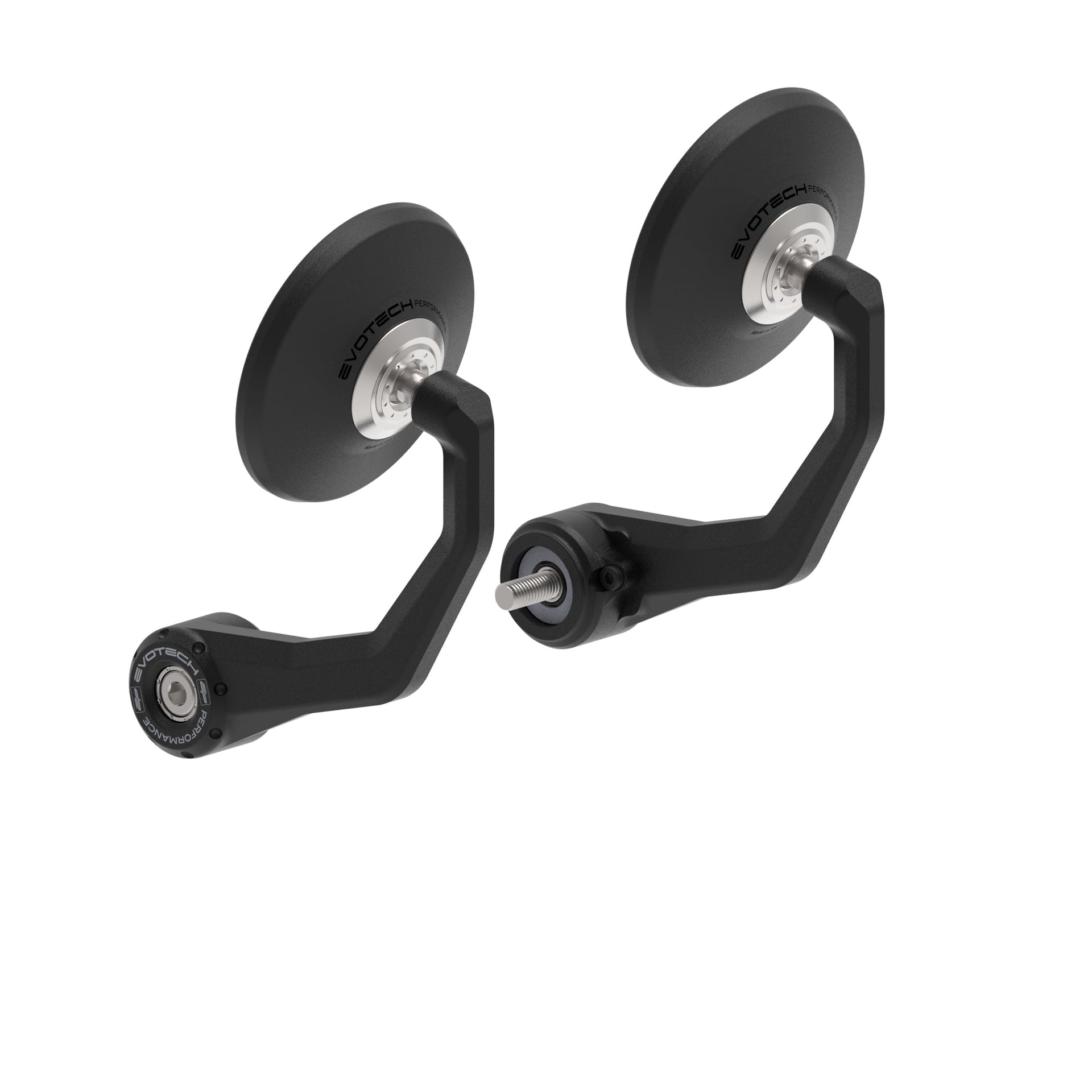 Evotech Bar End Mirrors - Kawasaki Z125 Performance (2019+)