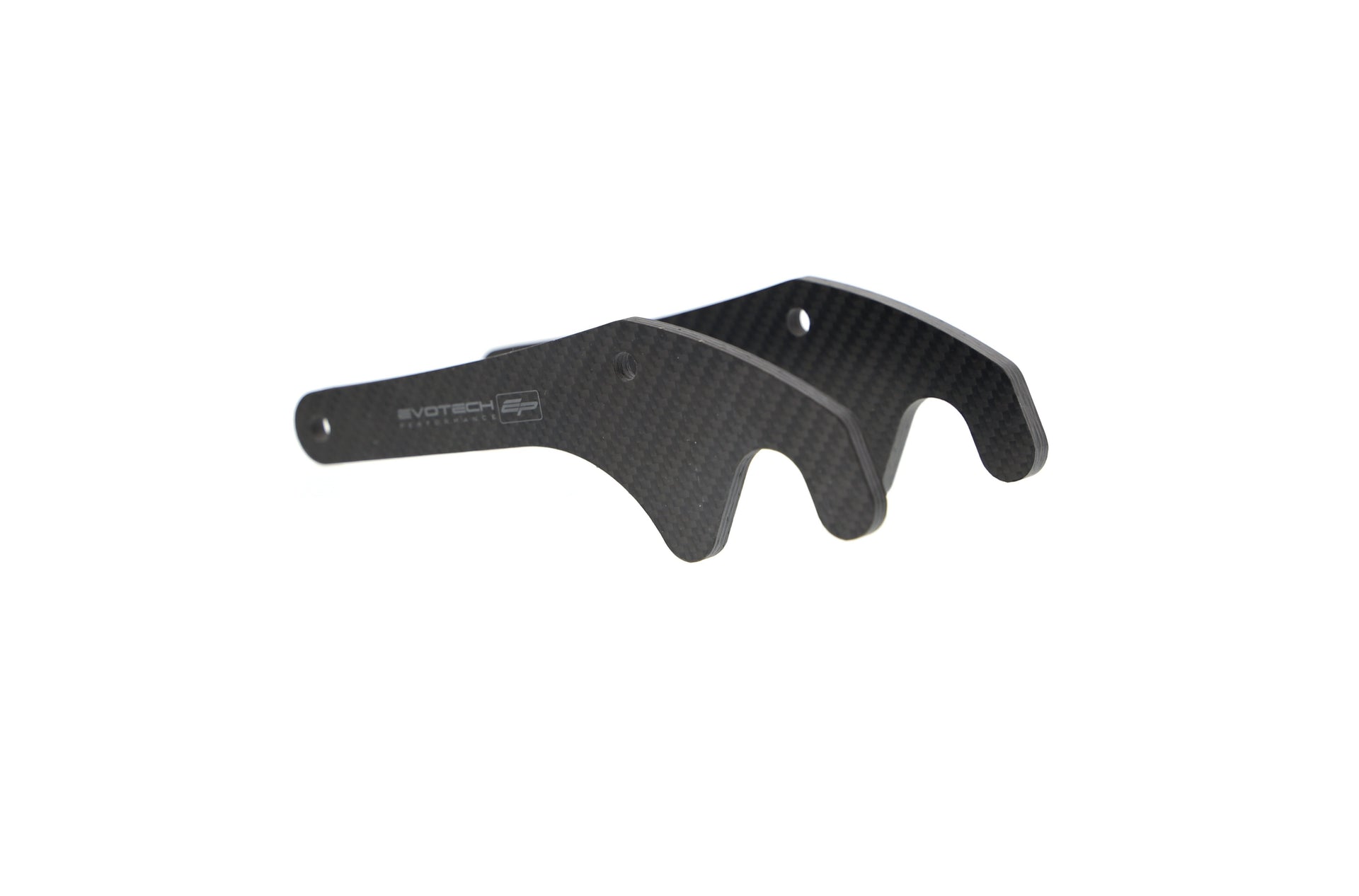 Evotech Carbon Fibre Paddock Stand Plates - Yamaha YZF-R6 (2017+)