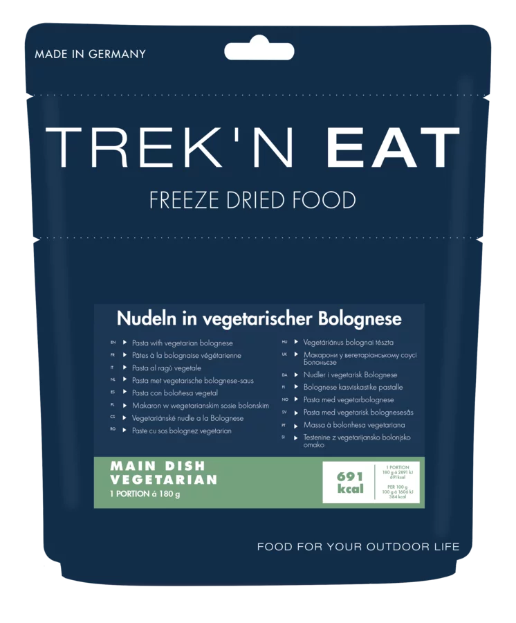 TREK'N EAT Pasta with vegetarian Bolognese