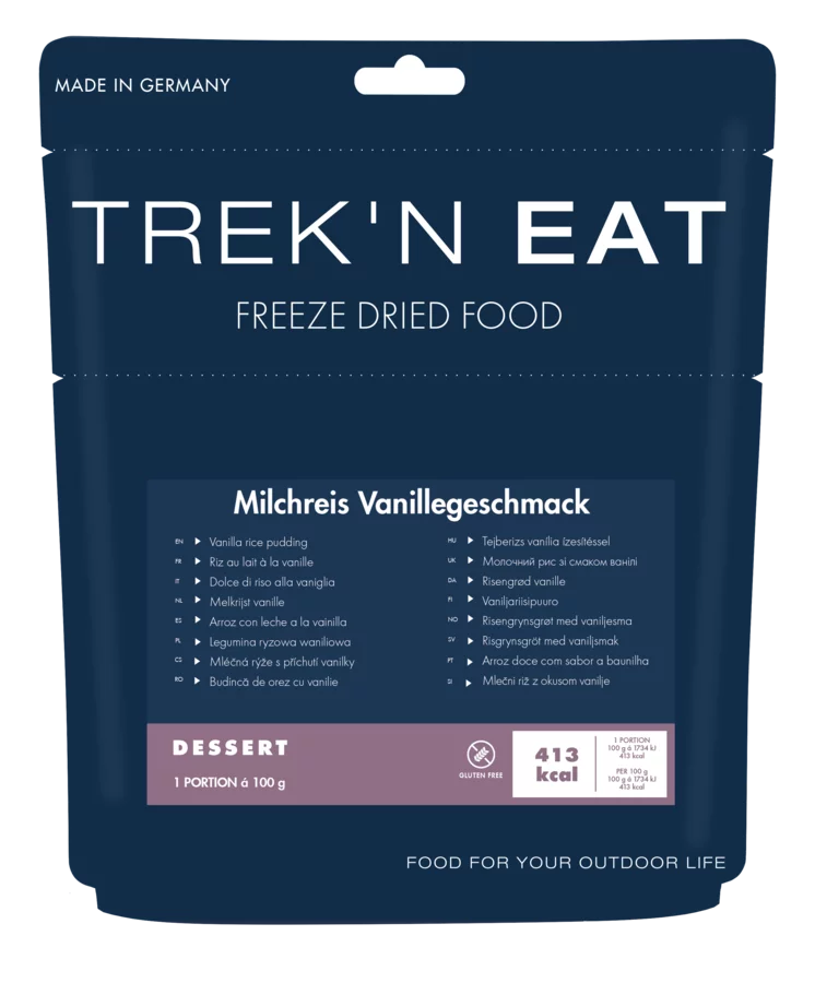 TREK'N EAT Vanilla Rice Pudding