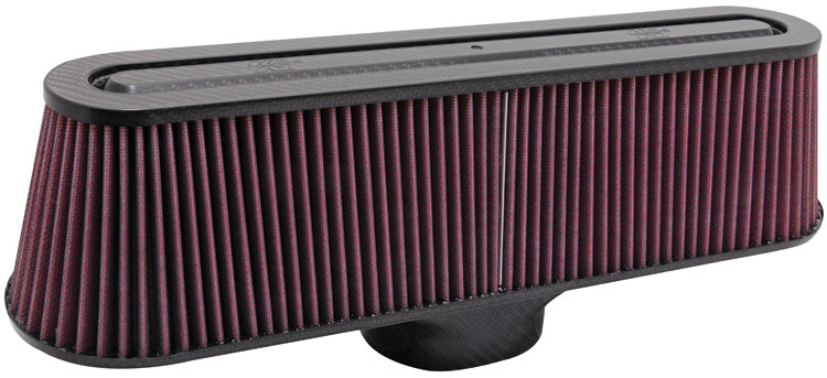 K&N Universal Air Filter - Carbon Fiber Top and Base RP-5135
