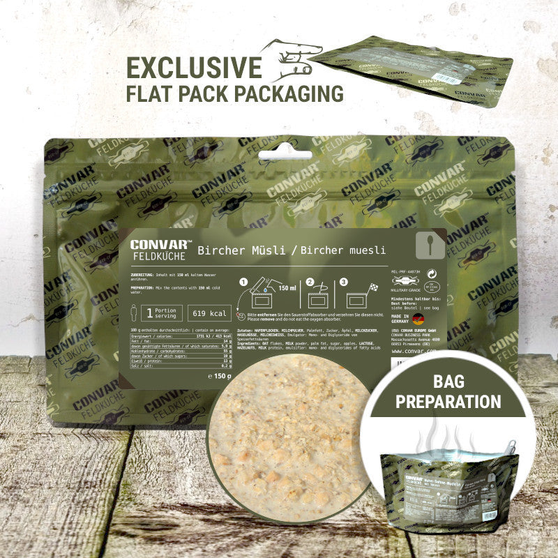 CONVAR Feldkuche Bircher muesli (12 Pieces per Box)
