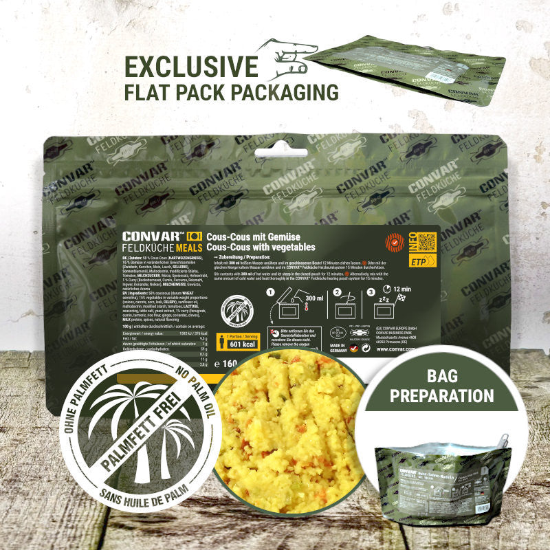 CONVAR Feldkuche Cous-Cous (12 Pieces per Box)