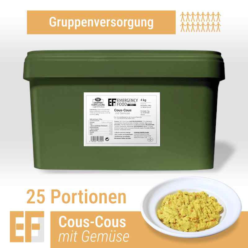 CONVAR EF MEALS Couscous (25 Portions per Bucket)