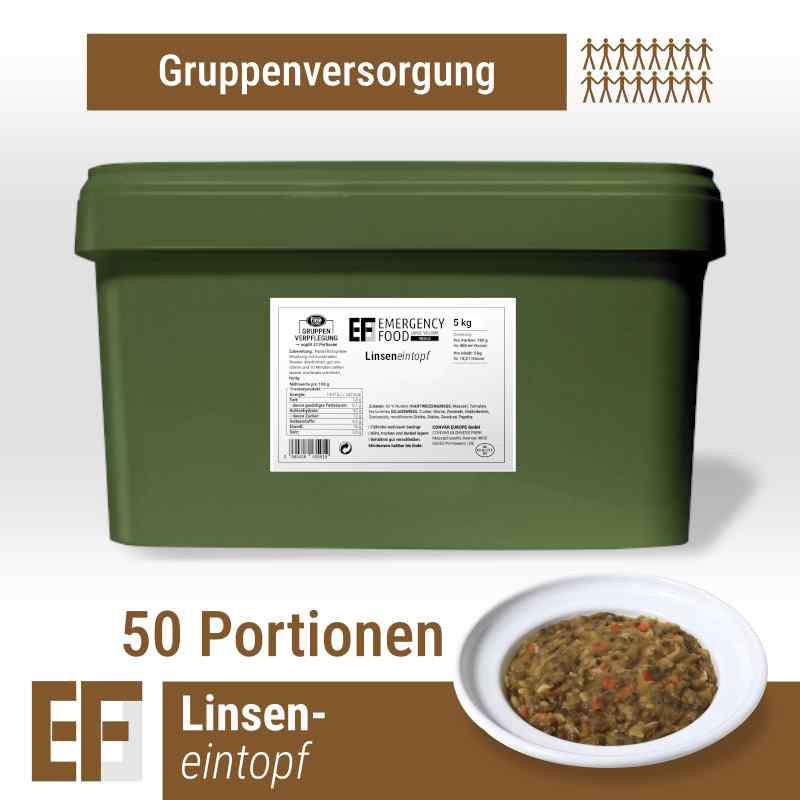 CONVAR EF MEALS Lentil Stew (50 Portions per Bucket)