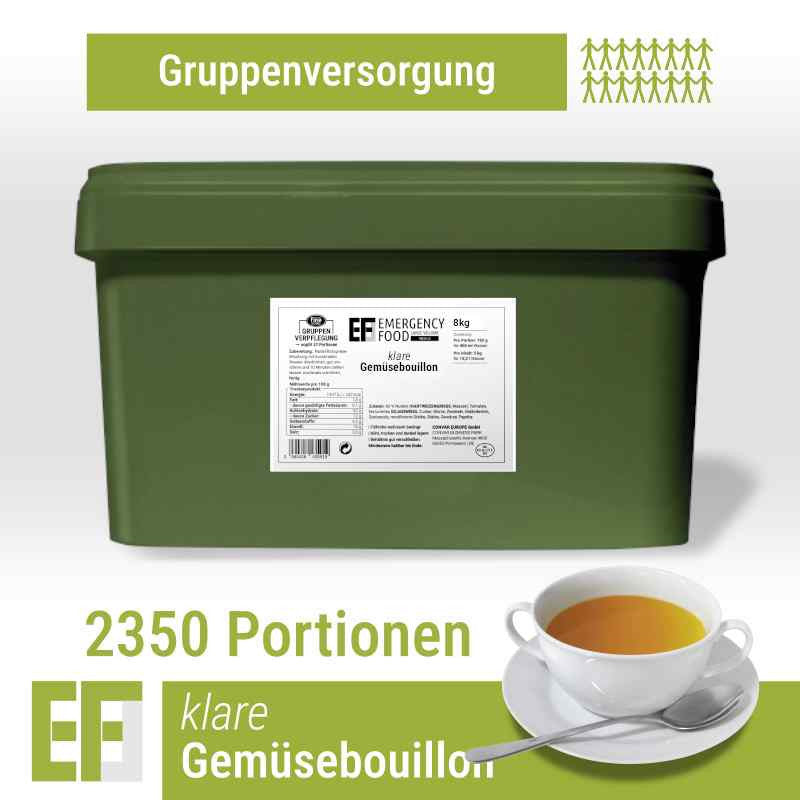 CONVAR EF MEALS Vegetable Bouillon Soup (2350 Portions per Bucket)