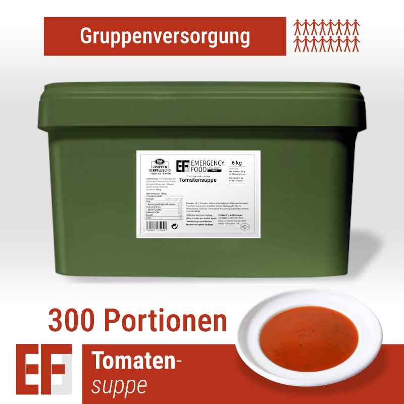 CONVAR EF MEALS Tomato Soup (300 Portions per Bucket)