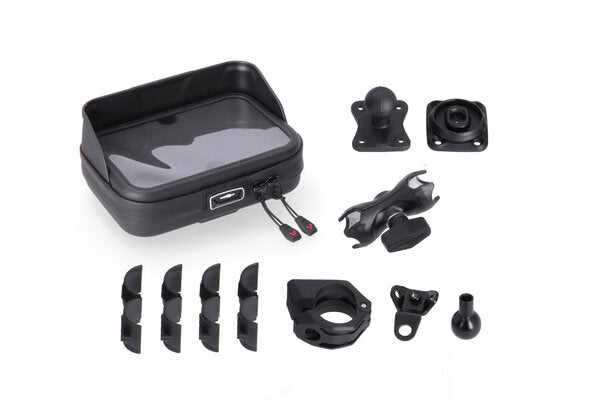 SW-Motech Universal GPS mount kit with Navi Case