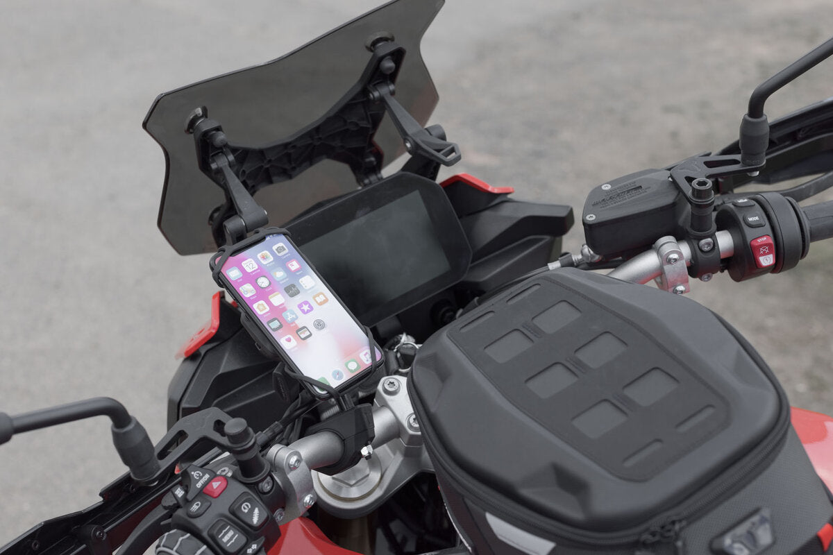 SW-Motech Universal GPS mount kit with T-Lock Smartphone big