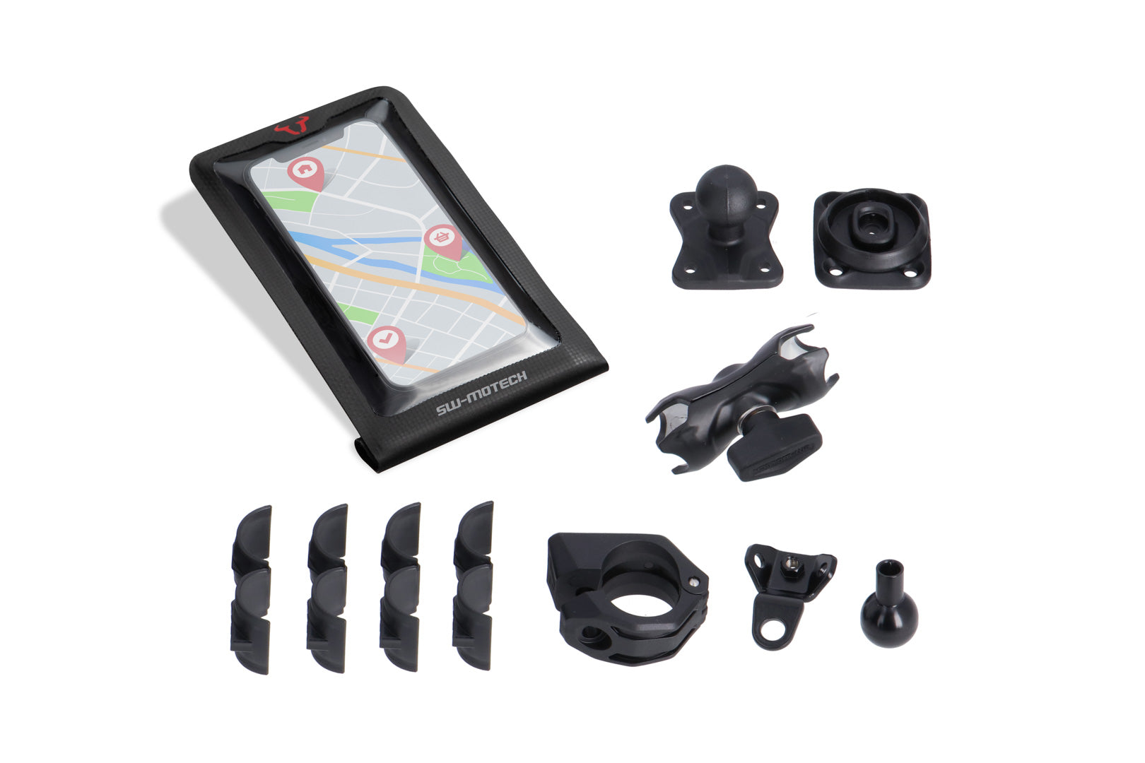 SW-Motech Universal GPS mount kit with Smartphone Drybag